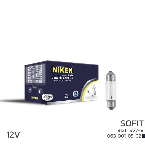 NIKEN NIKEN SOFIT AMPUL 10W 31X11 12V 10LU