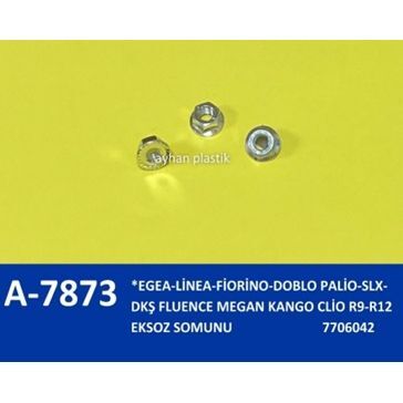 AYHAN EKSOZ SOMUNU EGEA-LİNEA-FİORİNO-DOBLO PALİO-SLX-DKŞ FLUENCE MEGAN KANGO CLİO R9-R12 (7706042)