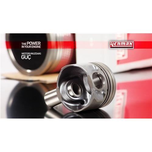 YENMAK MOTOR KITI PİSTON SEGMAN GÖMLEK R12 R9 1.4 76.00 STD GOETZE SEGMANLI (7701460700)