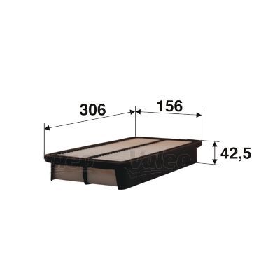 SARDES HAVA FİLTRESİ AVENSIS 2.0 D 99-03 CAMRY 2.5 V6 88-91 CARINA II 2.0 D 88-92 X (1780127010)