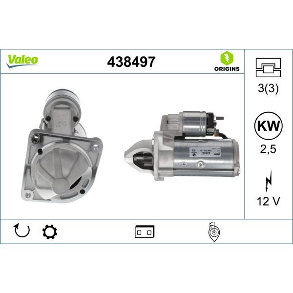 VALEO MARS MOTORU 12V 2.5 KW 9 DIS FIAT DUCATO 2.3 3.0 HDI PEUGEOT BOXER-CITROEN JUMPER 2.5-2.8-3.0 HDI (1349920080)