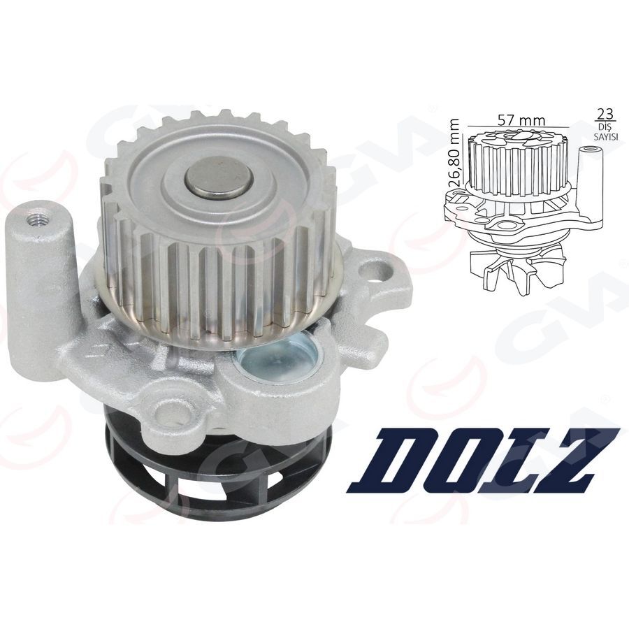 GVA DEVİRDAİM GOLF IV-BORA-OCTAVIA-TOLEDO II-LEON-A3 1.8-20V AGN-AJQ-BFN-AWT (06A121011H)