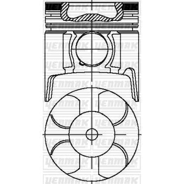 YENMAK MOTOR PİSTON SEGMAN STD ASTRA VAN-COMBO-CORSA VAN 1.7 DTI 02-05 Y 1.7 DT 79.0 (623089)