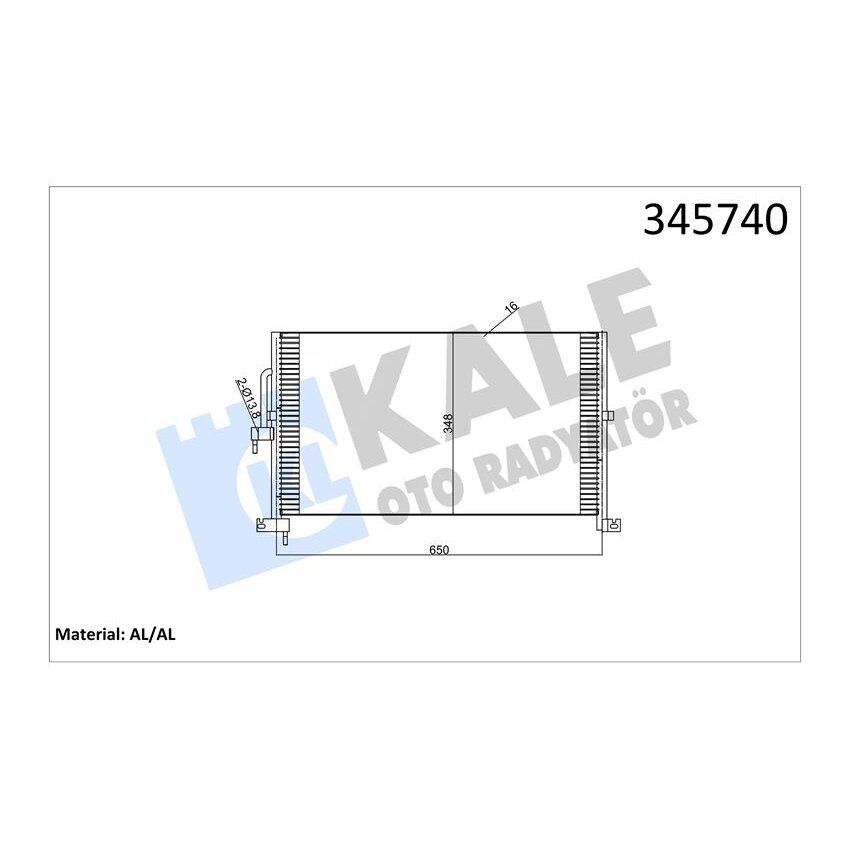 KALE RADYATOR KLIMA RADYATORU YB - XB AJ-V6 X-TYPE I X400 2002 2009 (C2S1232)