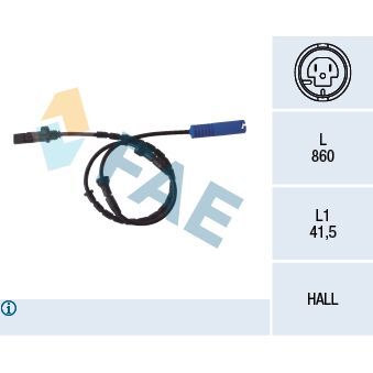FAE ARKA ABS SENSÖRÜ E39 98> SAĞ/SOL (34520025724)