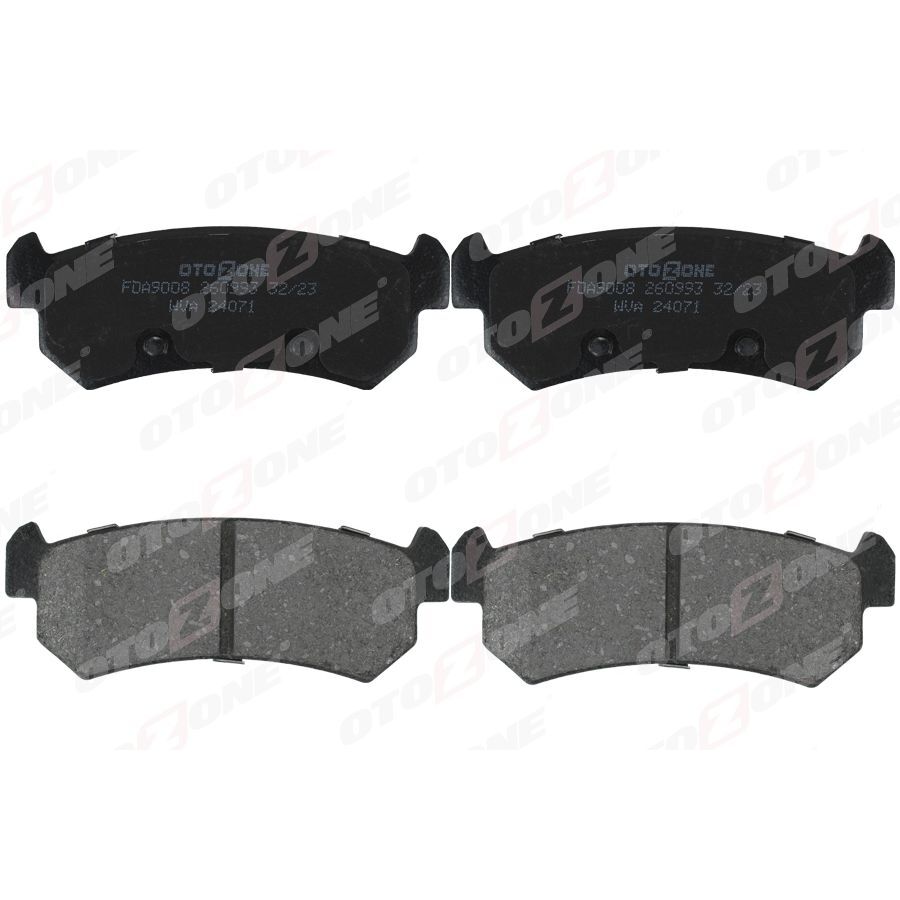 OTOZONE ARKA FREN BALATASI CEHEVROLET LACETTI 1.4-1.6-1.8 04 > NUBIRA 1.4-1.6-1.8 2.0 04 > (96405131)