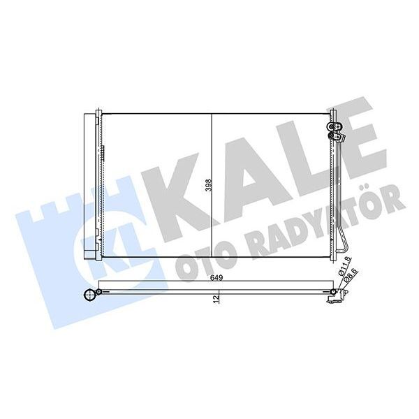 KALE RADYATOR KLIMA RADYATORU MERCEDES W447 B907 B910 (A4478350070)