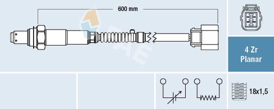 Fae Lr Lambda Sensörü L314 Freelander I 2.5V6 (MHK500860)