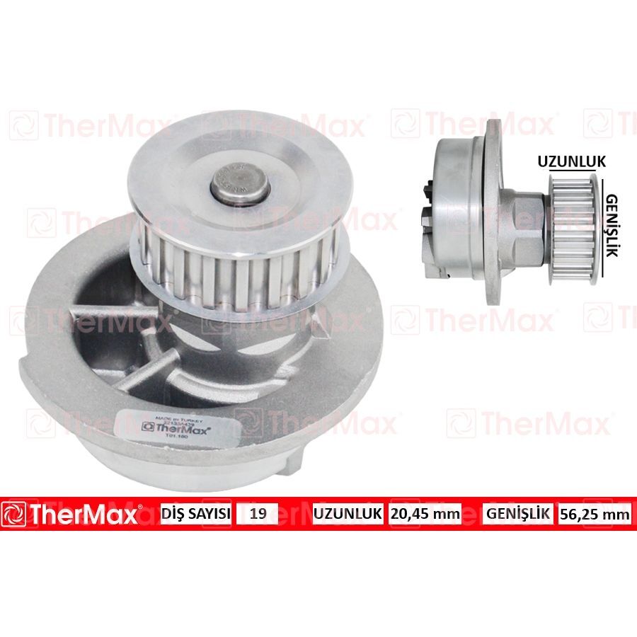 THERMAX DEVİRDAİM ASTRA F-VECTRA A-CORSA A-B-COMBO 94-01 1.2-1.4-1.6 PA442 T 90349239 (1334025)