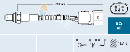 Fae Lambda Sensörü N46 E87 E90 M120 320 (1178 7 530 282)