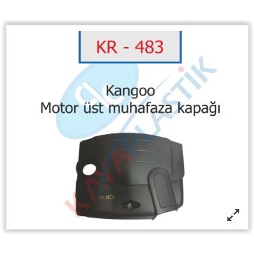 KAYA MOTOR ÜST KORUMA KAPAĞI CLIO II-KNG II-DACIA LOGAN-SANDERO 1.5 DCI K9K (8200299952)