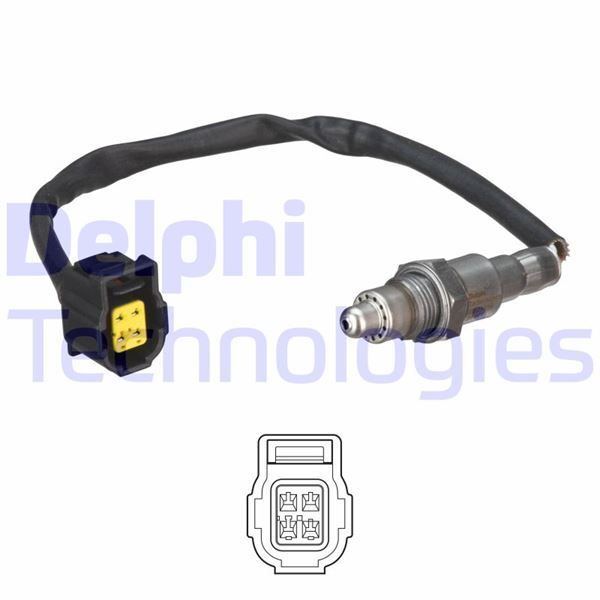 DELPHI OKSIJEN SENSORU KAT. ONCESI MERCEDES W176 W246 C117 X117 X156 (A0075426318)