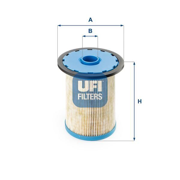 UFI YAKIT FİLTRESİ MASTER II 2.2DCI-2.5DCI-3.0DCI-TRAFIC II 1.9DCI-2.5DCI 01- - MOVANO DELPHI YUVA (4404191)