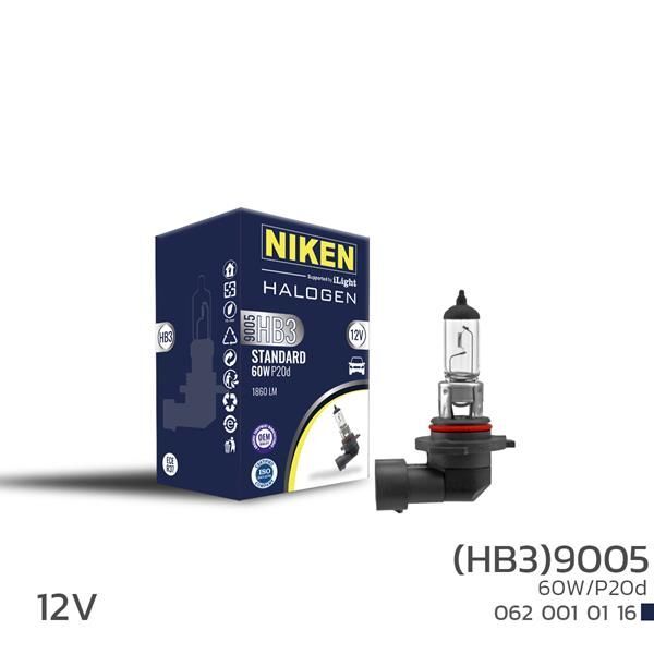 NIKEN NIKEN 9005 HB3 60W HALOJEN AMPUL P20D 12V