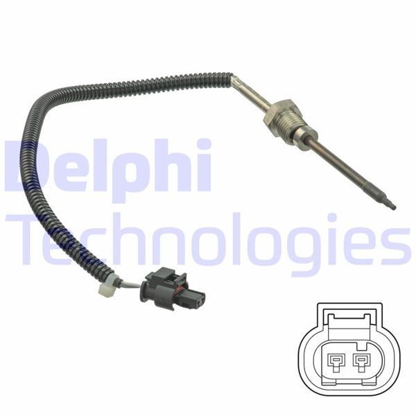 DELPHI EGZOZ SICAKLIK SENSORU KAT. UZERINDE MERCEDES W203 S203 W204 S204 C209 A209 C219 W211 S211 W221 (A0009058900)