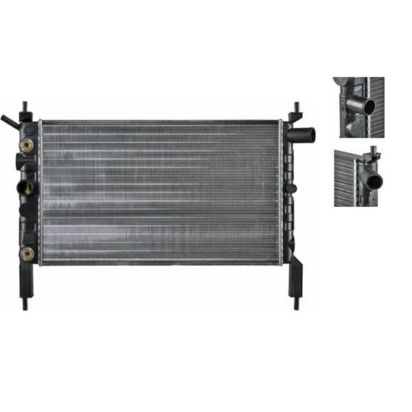 MAHLE RADYATÖR BRAZİNG ASTRA F 93-98 1.4I-1.6I-2.0I KLİMASIZ OTOMATİK 525X320X26 (1300111)