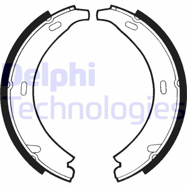 DELPHI FREN BALATASI ARKA PARK FRENI MERCEDES W201 W124 W168 W169 W245 W414 W202 W203 C209 W461 (A1244200720)