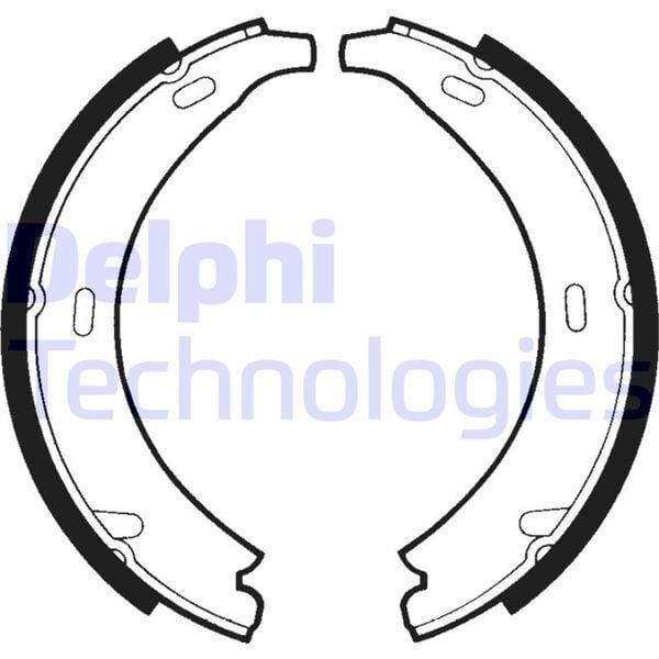 DELPHI FREN BALATASI ARKA PARK FRENI MERCEDES W201 W124 W168 W169 W245 W414 W202 W203 C209 W461 (A1244200720)
