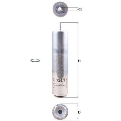 MAHLE YAKIT FILTRESI BMW N47 F20 F30 F22 F32 F34 F36 . MINI R55 R56 R57 R59 R60 R61 (13328572522)