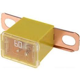 MTA 0475060 YAN AYAKLI SİGORTA 60 AMPER SARI