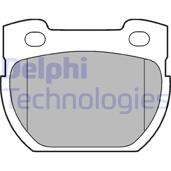 DELPHI FREN BALATASI ARKA LAND ROVER DEFENDER L315 L316 (SFP000280)