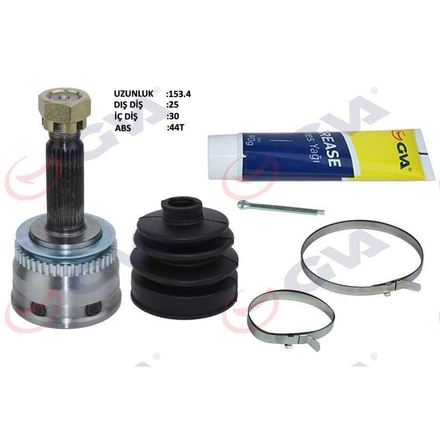 GVA AKS KAFASI DIŞ HYUNDAI ELANTRA 1.6L G4ED BENZINLI 16V OTOMATIK VITES 01-06 ABS LI 25X30X50 - ABS 44 DIŞ (495002D112)
