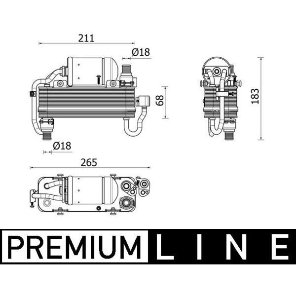 MAHLE KLIMA RADYATORU PREMIUM LINE BMW G30 F90 G31 G32 G11 G12 (64502670100)
