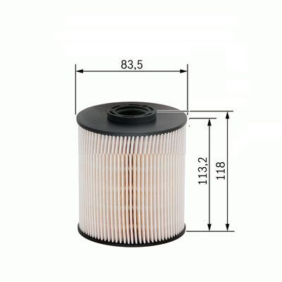 SARDES YAKIT FİLTRESİ C5 2.7HDI 08- - C6 2.7HDI 05- - P.407 2.7HDI 05- SU AYRAÇLI KAĞIT (1901.76)