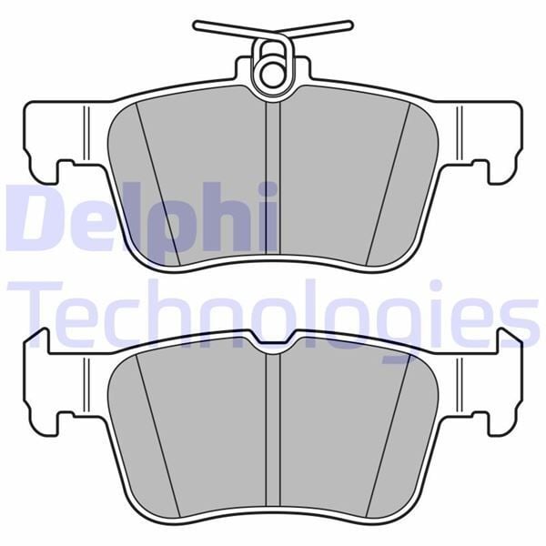 DELPHI ARKA FREN BALATASI GALAXY III 15 MONDEO V 14 EDGE 15 19 FOCUS IV 17 KUGA III 19 (JX612M007AEC)