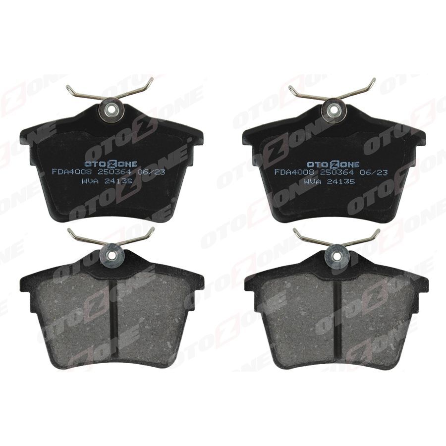 OTOZONE ARKA FREN BALATASI PEUGEOT P407 1.6 HDI 1.8-2.0 04> 607 00> CITROEN C5 08> (4252.79)