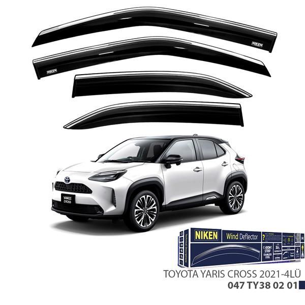 NIKEN KROMLU CAM RÜZGARLIĞI TOYOTA YARIS CROSS 2021- 4LÜ