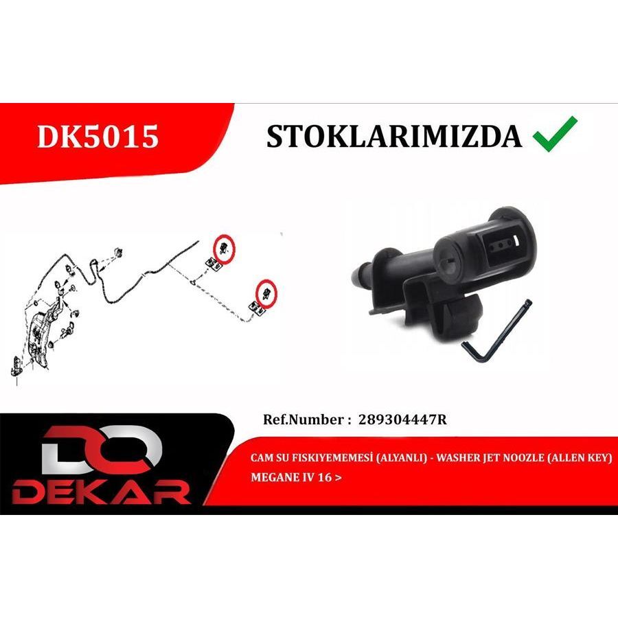 DEKAR CAM SU FİSKİYE MEMESİ ALYANLI MEGANE IV 16 (289304447R)