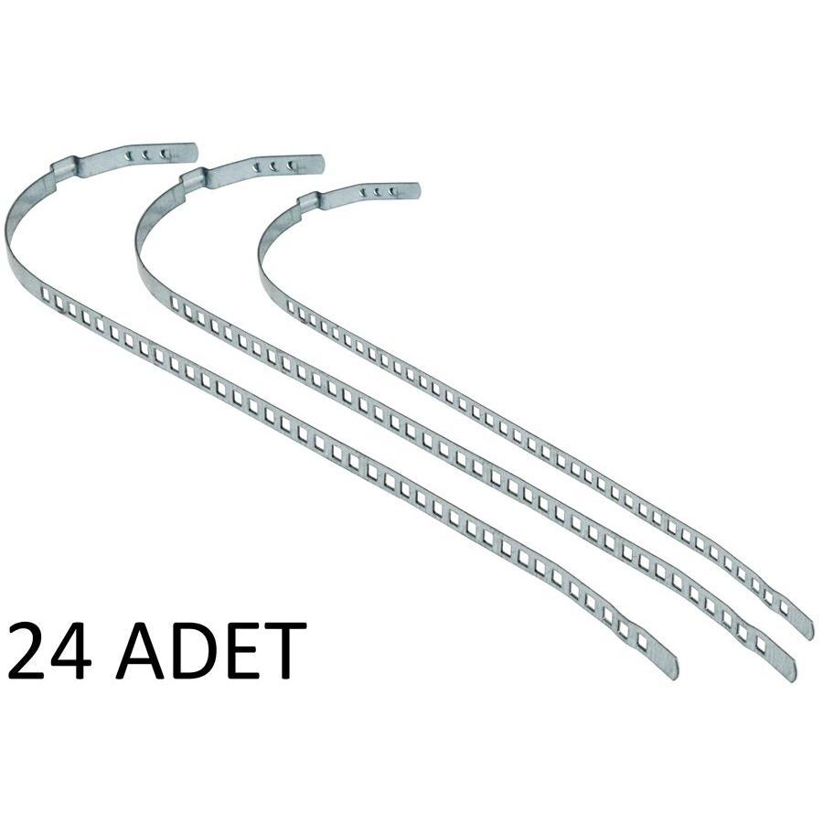 AFT AKS KÖRÜK KELEPÇESİ UNİVERSAL 9MM UZUN PKT 24 LÜK PASLANMAZ GALVENİZLİ SAÇ