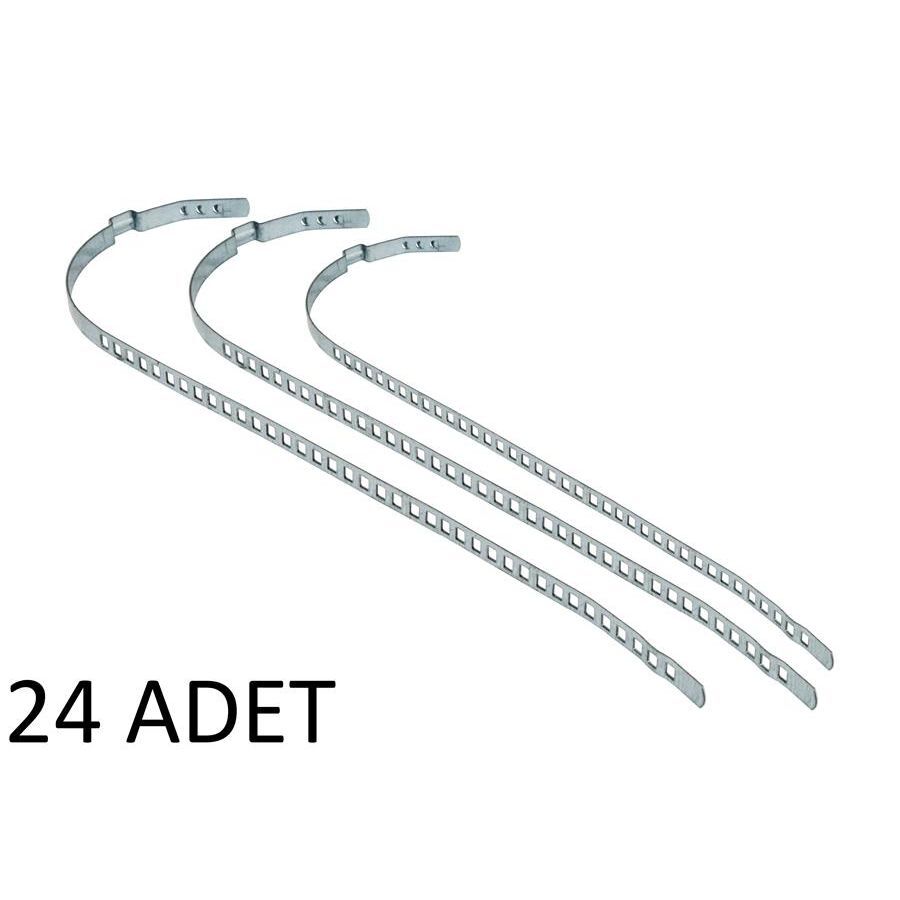 AFT AKS KÖRÜK KELEPÇESİ UNİVERSAL 9MM KISA PKT 24 LÜK PASLANMAZ GALVENİZLİ SAÇ