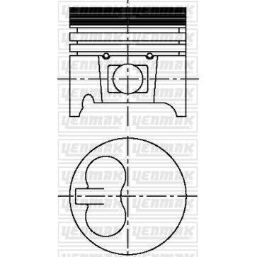 YENMAK MOTOR PİSTON SEGMAN STD TUD5. VJX. VJY. VYZ 77.00MM (62738)
