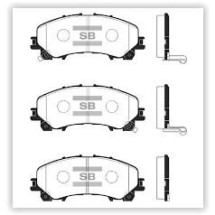 SANGSIN ÖN FREN BALATA NISSAN X-TRAIL 1.6L R9M DCI T32 DIZEL 5 KOLTUKLU ARAÇLAR IÇIN 14-> (D10604CC0A)