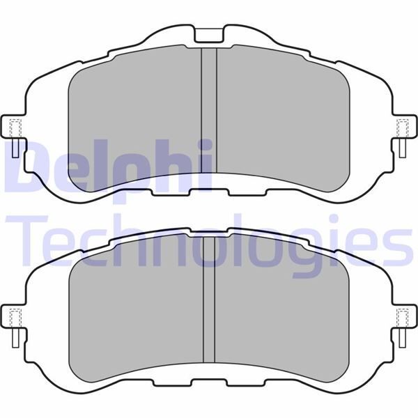 DELPHI ÖN FREN BALATASI 283MM ASTRA L 21> COMBO E 18> BERLINGO 18> PARTNER 18> 308 II-III 13> RIFTER 18> (1610428780)