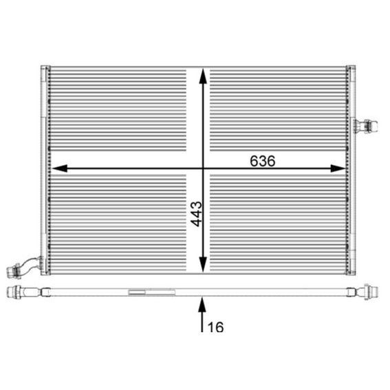 MAHLE ILAVE SU RADYATORU MERCEDES C-CLASS W205 S205 C205 A205 (A0995002003)