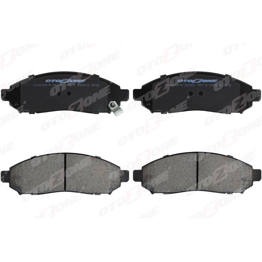 OTOZONE FREN BALATASI ÖN RENAULT KOLEOS 08> NISSAN NAVARA 2.5L YD25DDTI D40 4X2 4X4 10-> / PATHFINDER 2.5L YD25DDTI DCI R51 17MM (410603072R)