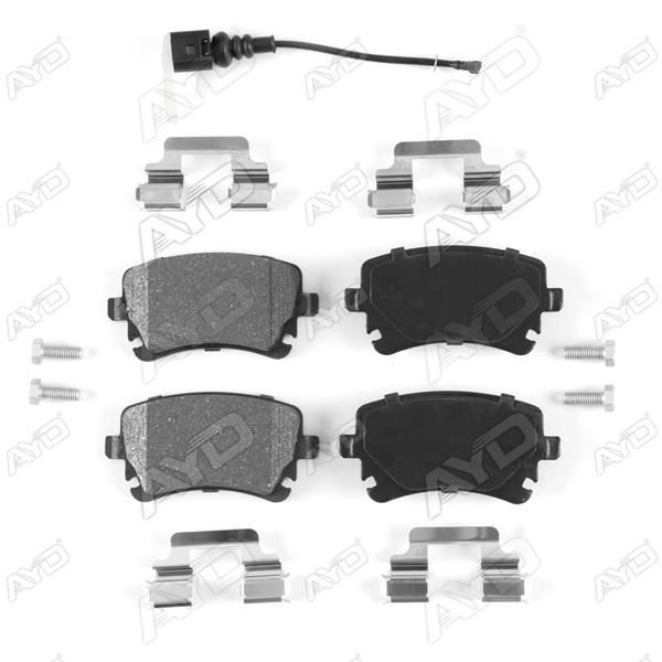 AYD ARKA BALATA VW TRANSPORTER T5 03 09 A4 04-09 A6 04-11 A8 03-10 FİŞLİ (4B3698451)