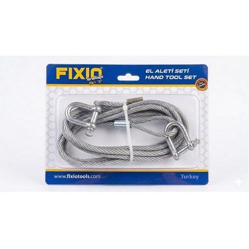 FIXIO 3M MAPALI ÇELİK ÇEKME HALATI