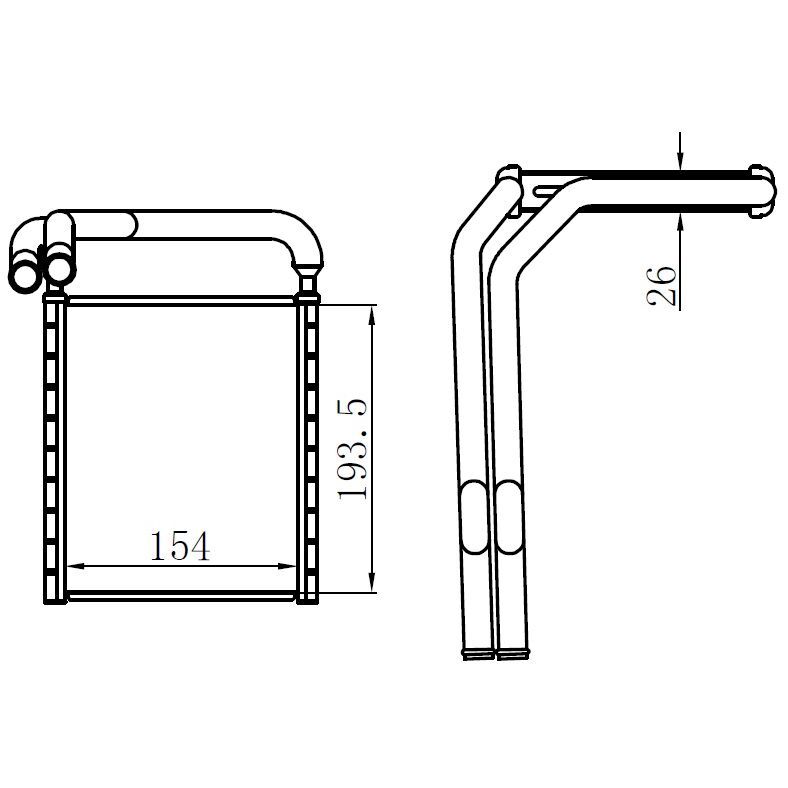 ORIS KALORİFER BRAZİNG RADYATOR 154X204X26 ACCENT BLUE 12 GENİŞ TİP (971381R000)