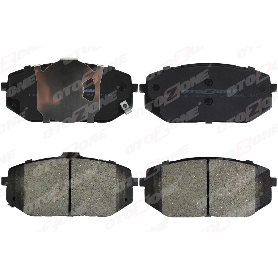 OTOZONE ÖN FREN BALATA HYUNDAI TUCSON 1.6L D4FE CRDİ HYBRİD 20-> / IONIQ 5 ELEKTRIKLI E-GMP 22-> / GENESIS GV60 ELEKTRIKLI EM18 EM17 228HP 22-> (58101GIA60)