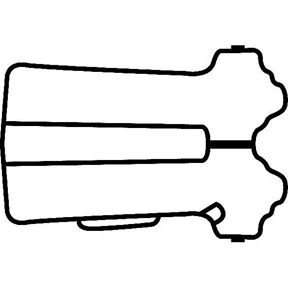 CORTECO 026686P KÜLBÜTÖR ÜST KAPAK CONTASI CORSA C-CORSA D-AGILA 1.0 A10XEP-Z10XE-XEP (24403772)