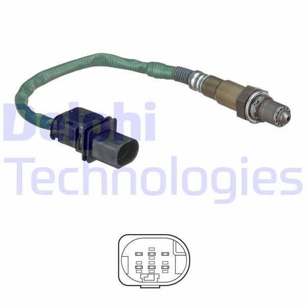 DELPHI OKSIJEN SENSORU KAT. ONCESI MERCEDES W169 W246 W204 W212 W463 W166 X204 W221 W639 (A0035426918)