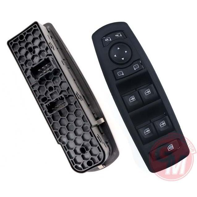 GUA CAM AÇMA ANAHTARI KUMANDA GRUBU SİYAH RENAULT MEGAN III-FLUENCE KATLANIR AYNALI ARAÇLAR İÇİN 80961 0016R ÇİFT SOKET (254000006R)