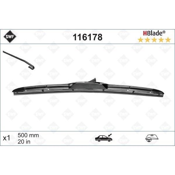 VALEO SİLECEK SWF 50CM X1 DISCOVERY SPORT 15 RANGEROVER SPORT TOYOTA LANDCRUISER 09 KIA SORENTO (76630SZTG01)