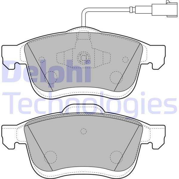 DELPHI ÖN BALATA FIAT DOBLO III 10 OPEL COMBO 12 1.3D MTJ 1.4 1.6D MTJ 2.0D MTJ TEK FİŞLİ (77364929)