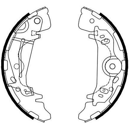 SANGSIN ARKA KAMPANA PABUÇ BALATA HYUNDAI STAREX 2.5L D4BH TC. TCI PANELVAN 03-08 (583054AA20)