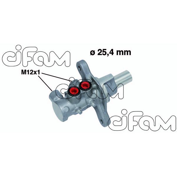 CIFAM FREN ANA MERKEZİ OPEL CORSA E 14>19 ADAM 12>19 ARKA KAMPANA FRENLER İÇİN GRANDE PUNTO 05>15 ESP İÇİN (13380250)